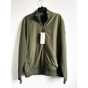 Save The Duck Men's padded light Jacket Hybrid knit Size XL in army